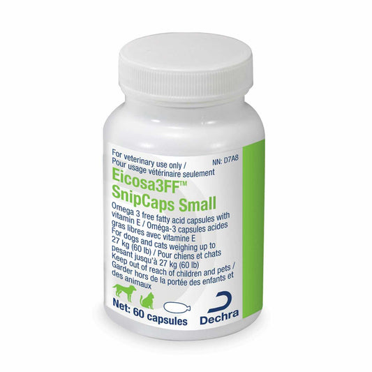 Eicosa3FF Snipcaps Small for Cats 60 Gel Caps