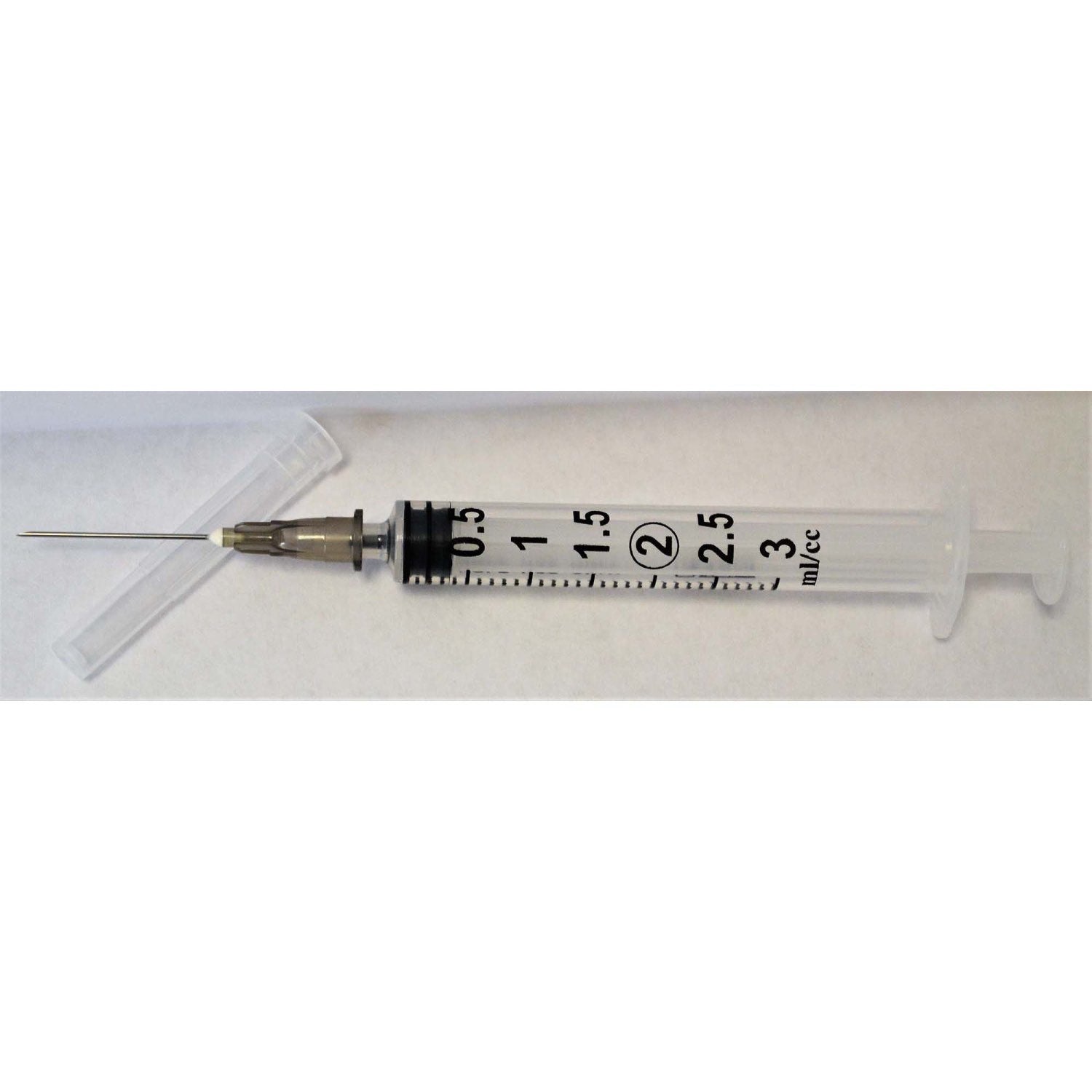 3 Cc LS Syringes with Needle Box of 100 Syringes 22 g x 3 / 4 in
