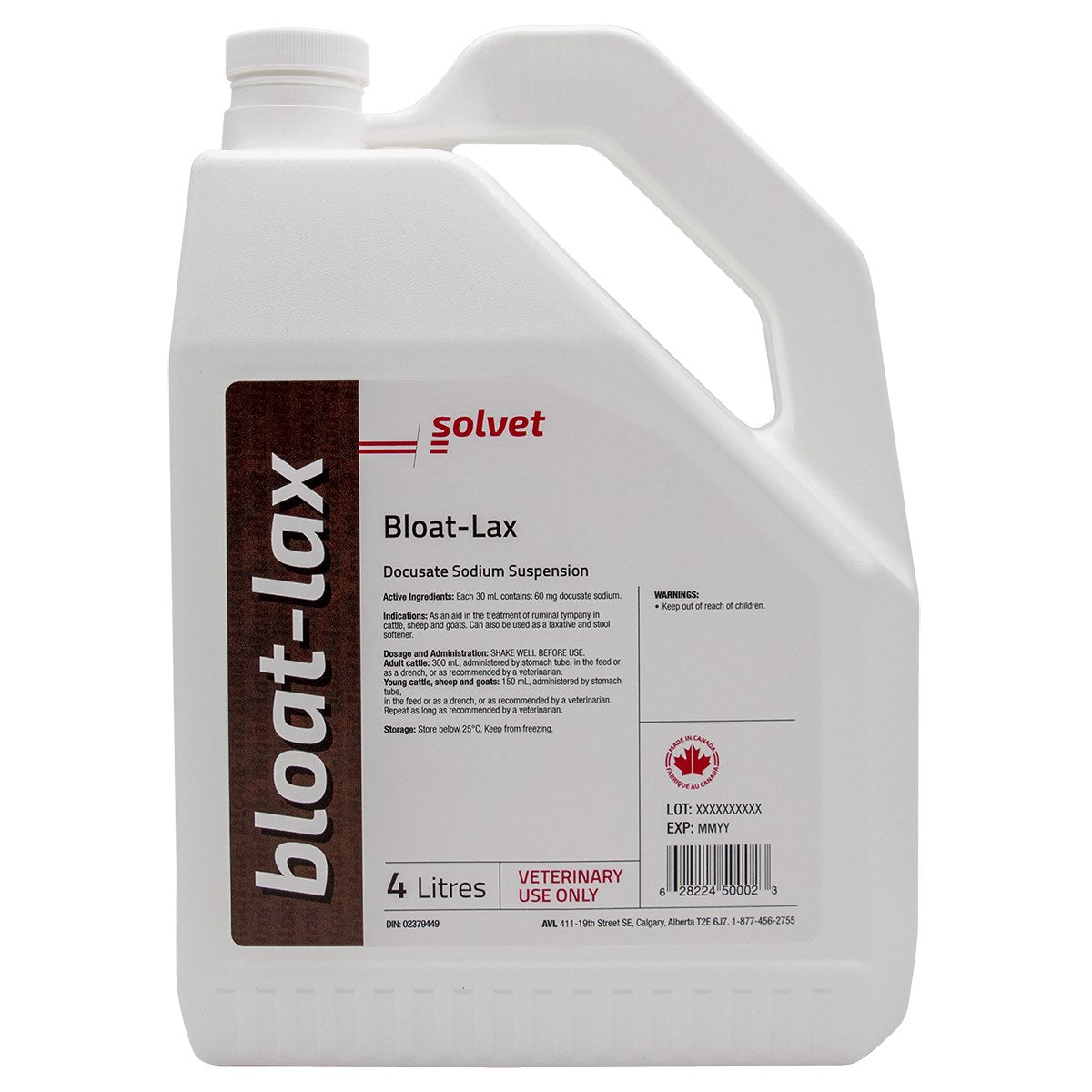 Bloat - Lax for Farm Animals 4 L 2 mg / mL
