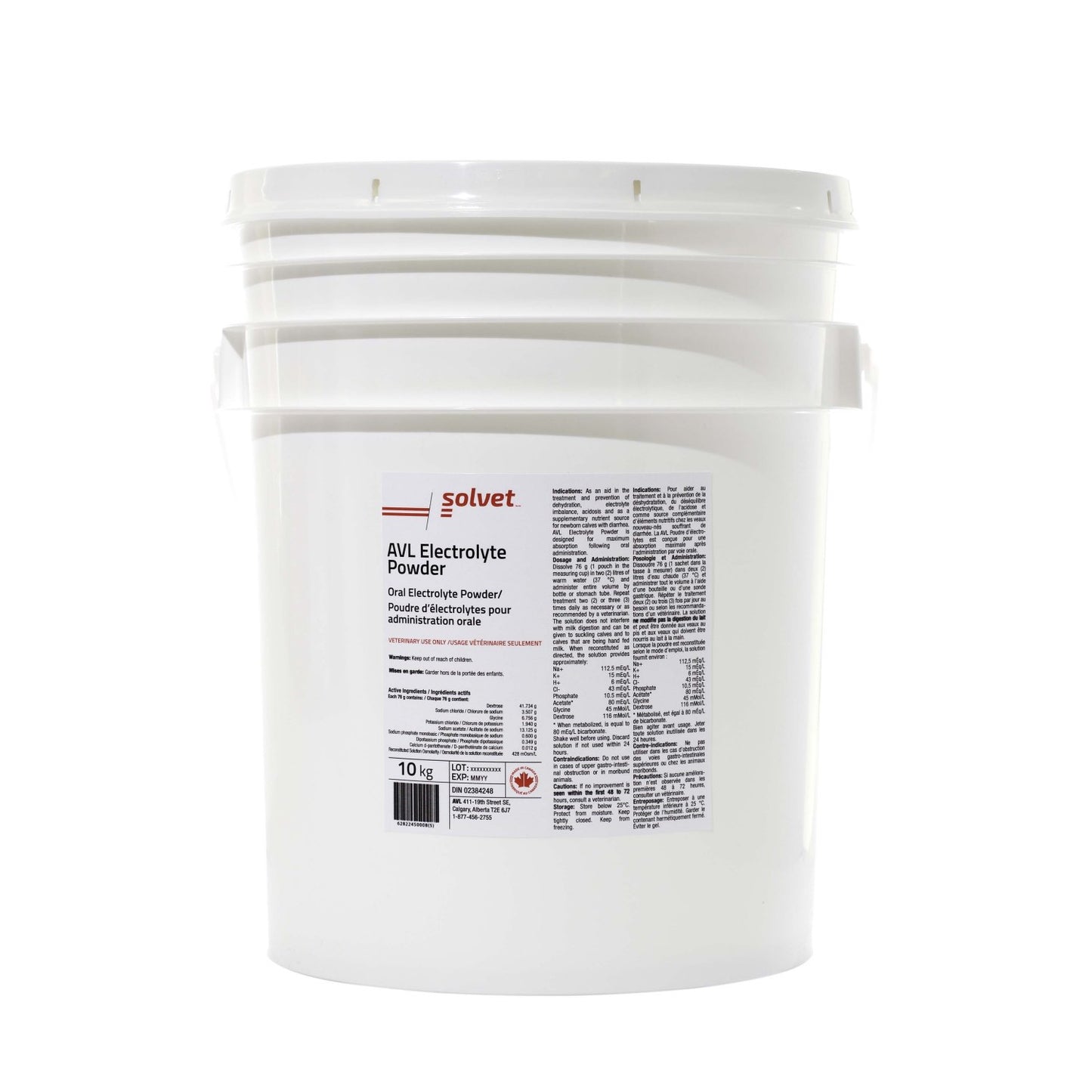 AVL Electrolyte Powder Powder for Solution Pack of 1 X 10 kg Pail