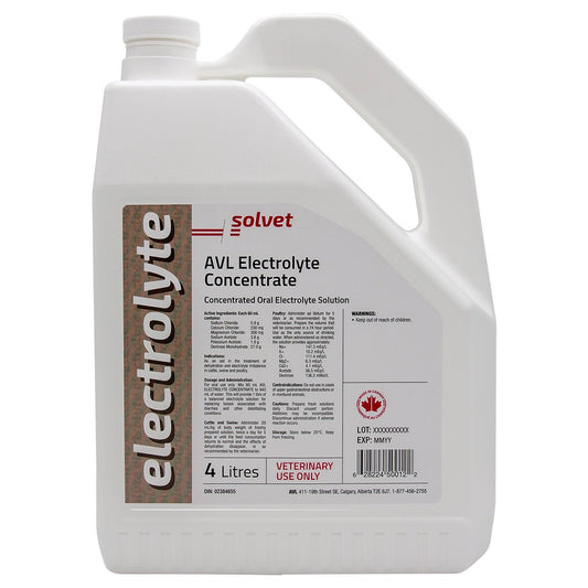 Electrolyte Concentrate for Farm Animals, 4 L