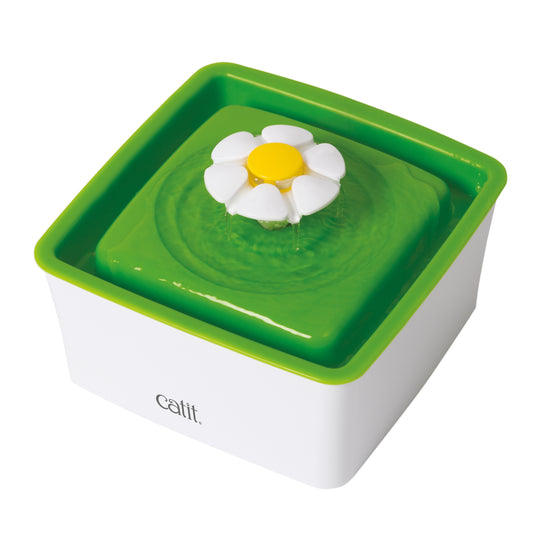 Mini Flower Fountain for Cats (Green) (1.5 L), 1 Unit