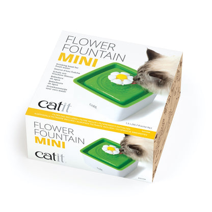 Mini Flower Fountain for Cats (Green) (1.5 L), 1 Unit - additional product view 2