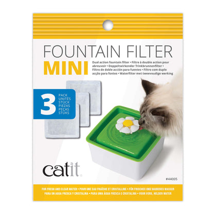 Mini Flower Fountain Filters for Cats Pack of 3