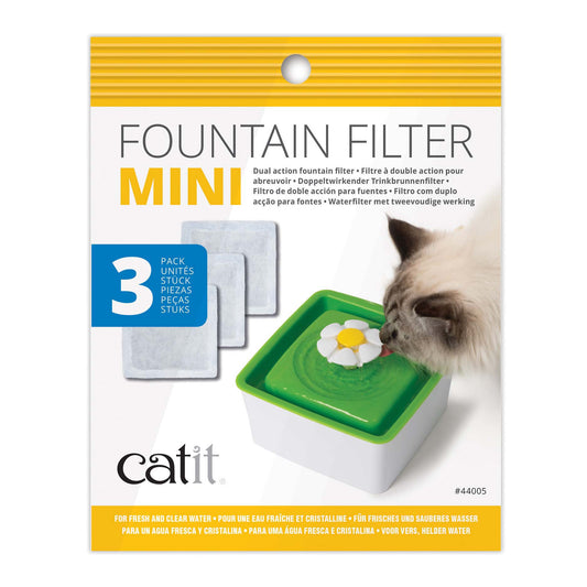 Mini Flower Fountain Filters for Cats Pack of 3