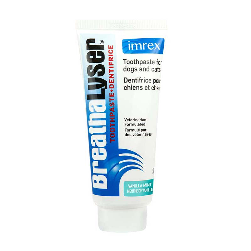 BreathaLyser Toothpaste for Dogs and Cats (Vanilla Mint) 50 mL Tube