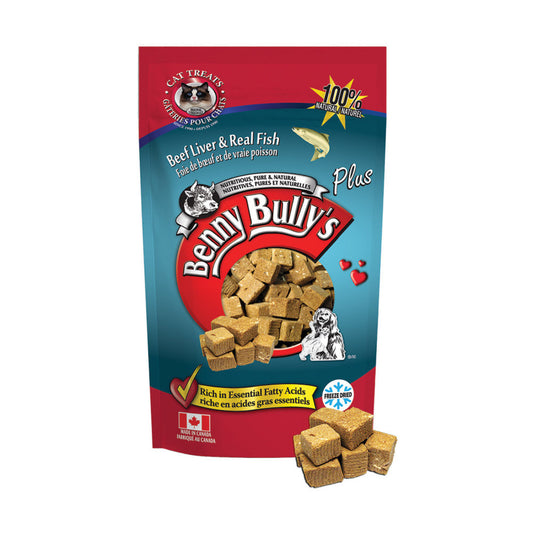 Liver Chops PLUS Cat Treats for Cats (Beef Liver and Fish) 25 g Bag