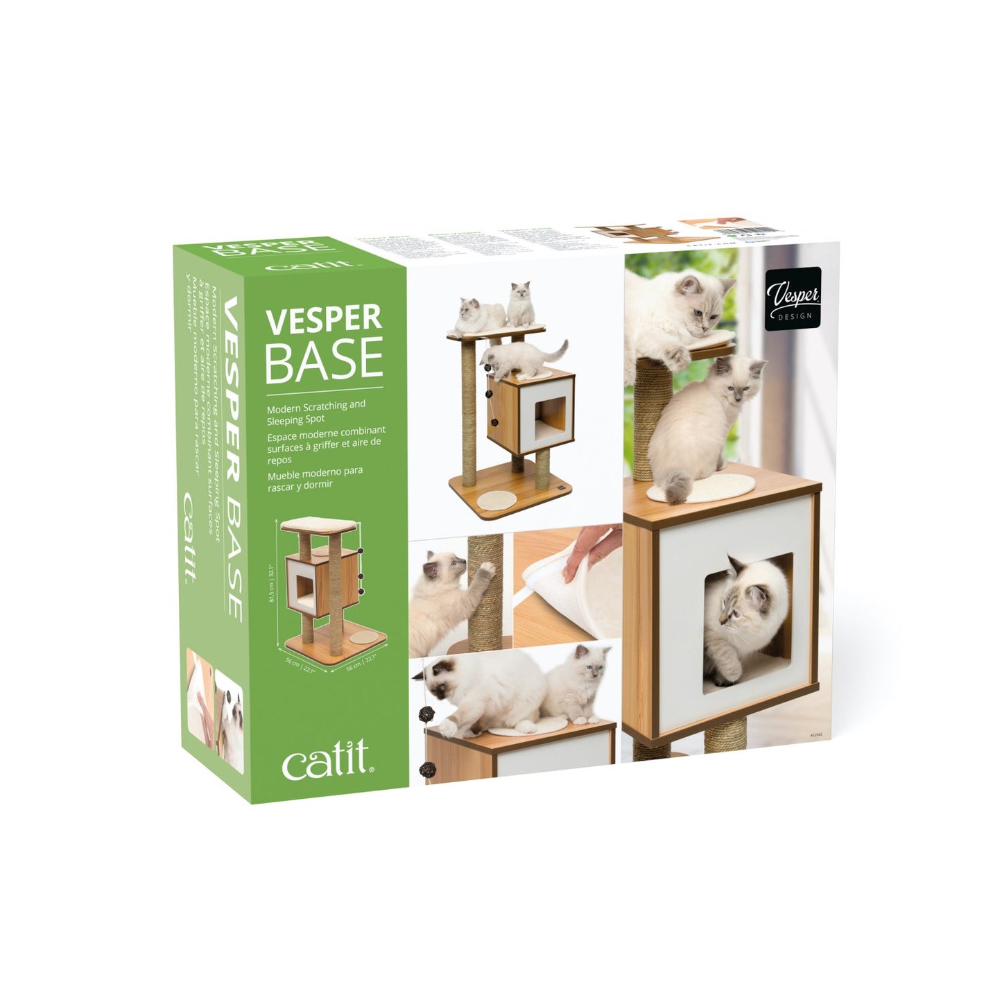 V - Base Cat Tree Vesper for Cats 81.5 cm 1 Cat Tree - additional product view 2