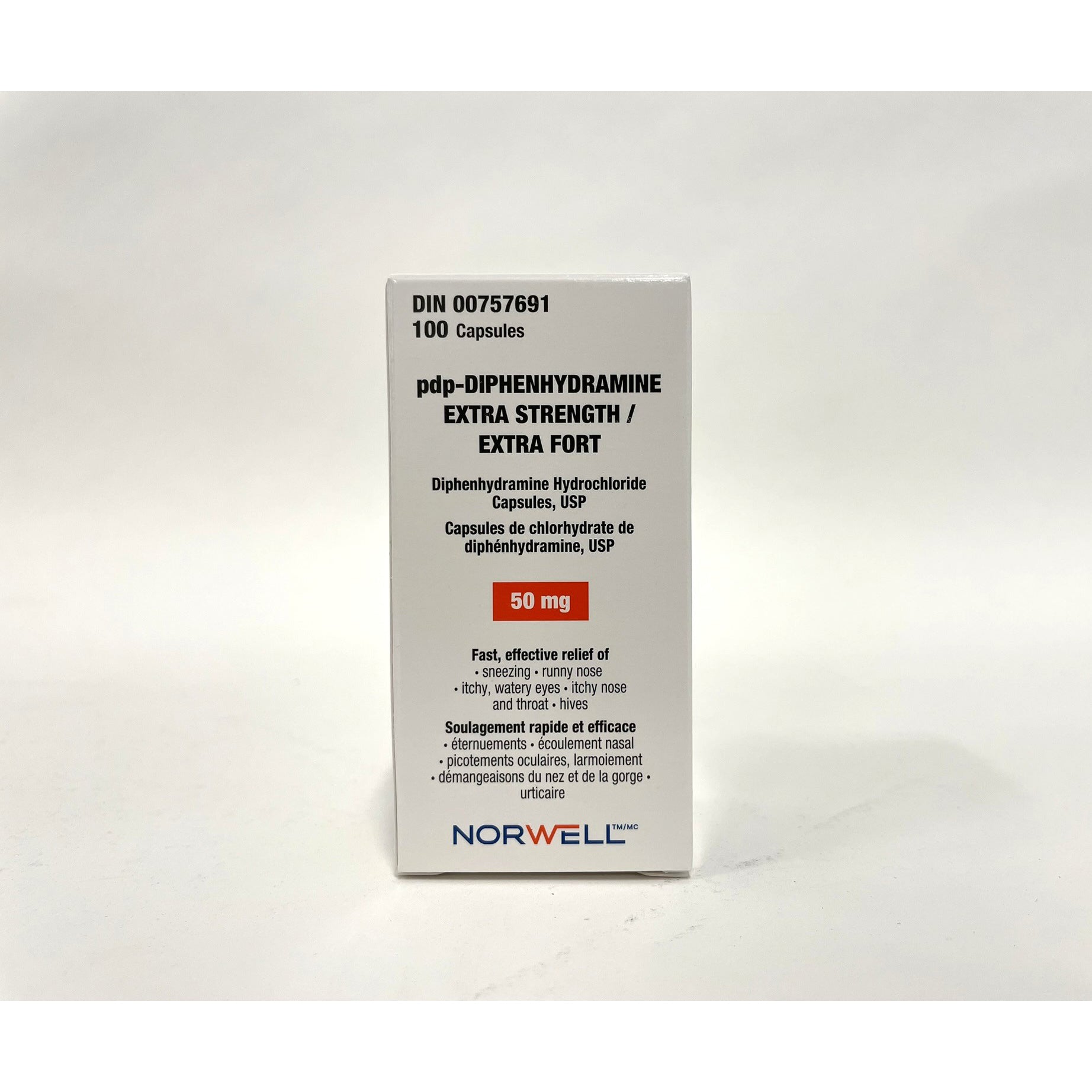 Pdp - Diphenhydramine Capsule Bottle of 100 Capsules