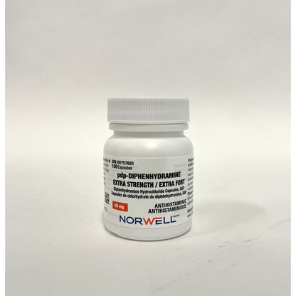 Pdp - Diphenhydramine Capsule Bottle of 100 Capsules