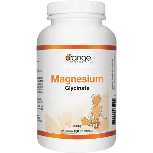 Orange Naturals Magnesium Glycinate front package
