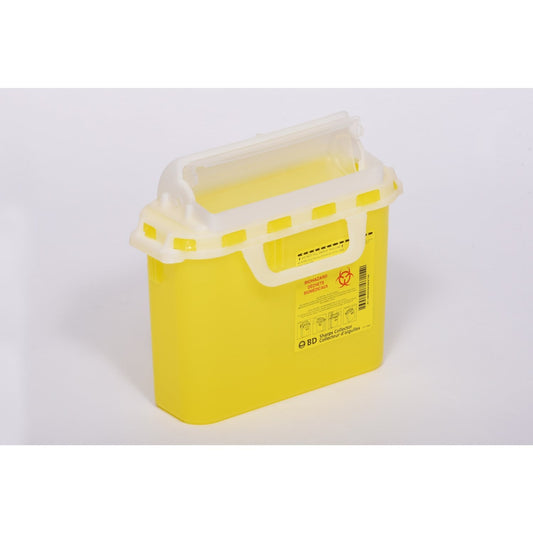 Sharps Collectors with Horizontal Entry (Yellow) 5.1 L 1 Container