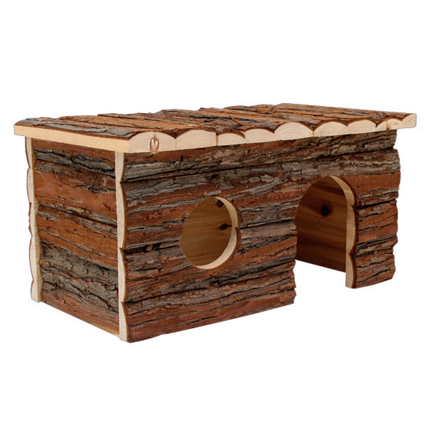 Real Wood Cabin Tree House for Small Pets 1 Cabin