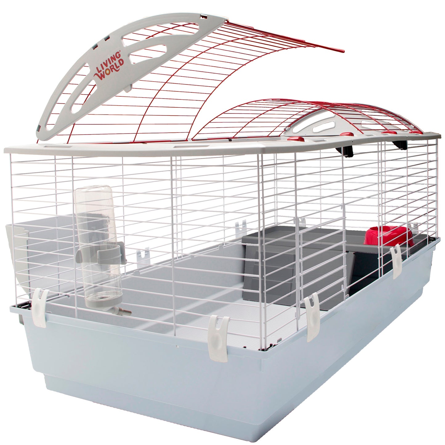 Deluxe Habitat for Small Pets (Grey) 1 Unit