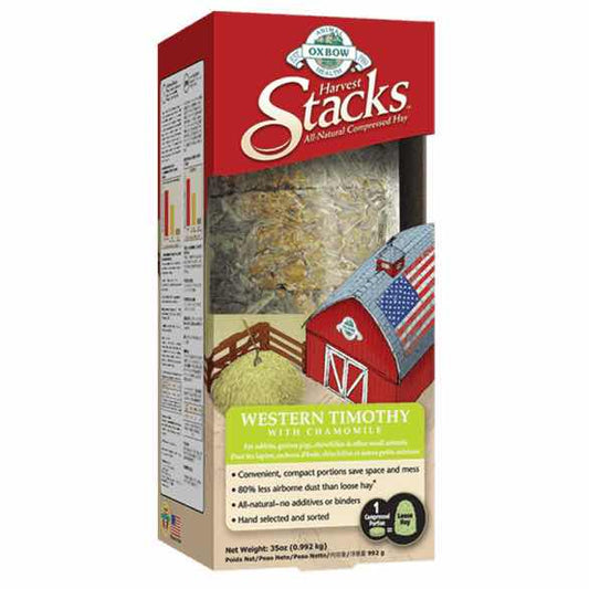 Harvest Stacks Western Timothy for Small Pets (Chamomile) 0.992 kg Box