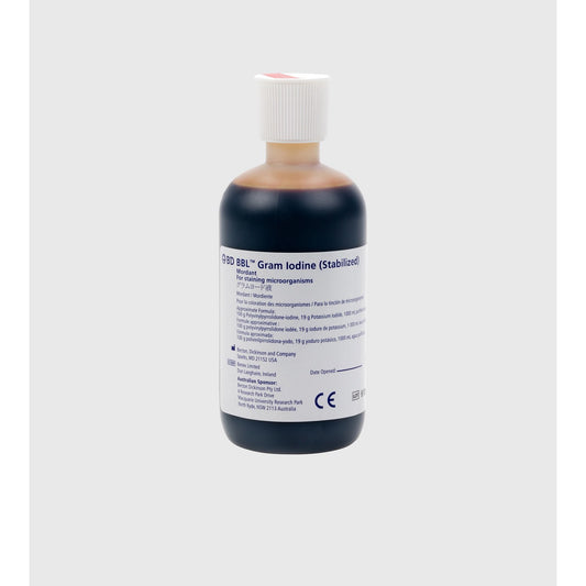BBL Gram Iodine (Stabilized) 250 mL Bottle