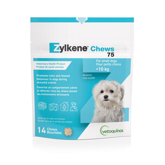 Zylkene Chews for Dogs 14 Soft Chews 75 mg