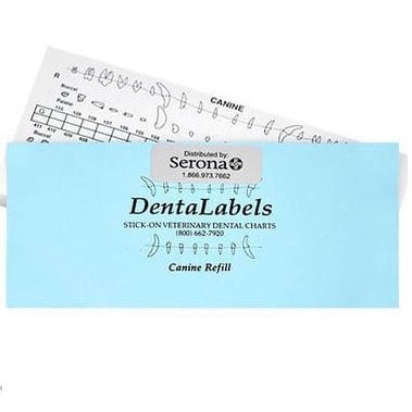 DentaLabel Canine Refill for Dogs Pack of 50