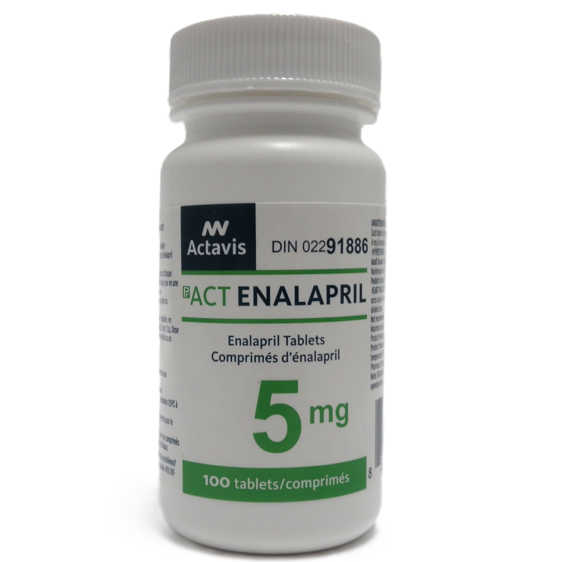 ACT - Enalapril Tablet Bottle of 100 Tablets