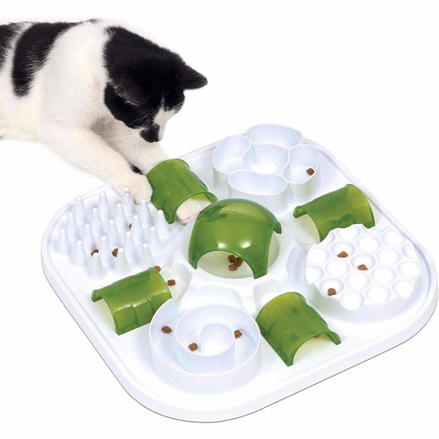 Treat Puzzle for Cats (Green) 1 Unit - additional product view 4