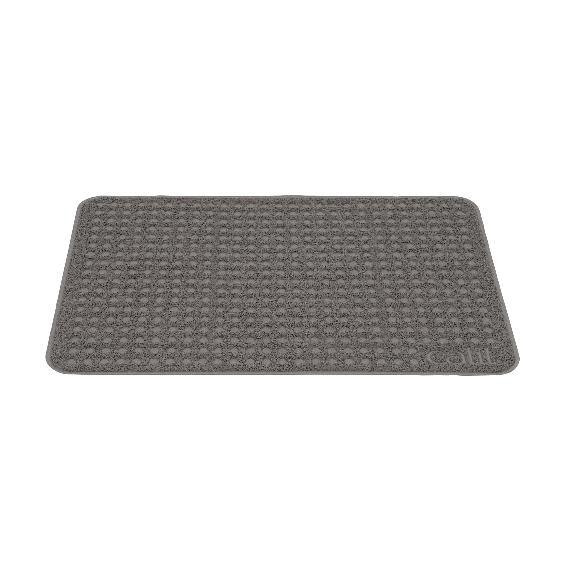Litter Mat for Cats (Grey) 1 Unit, Large