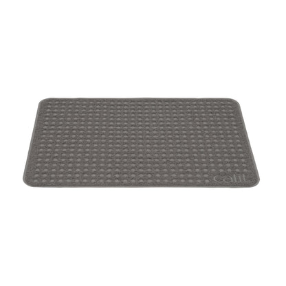 Litter Mat for Cats (Grey) 1 Unit, Large