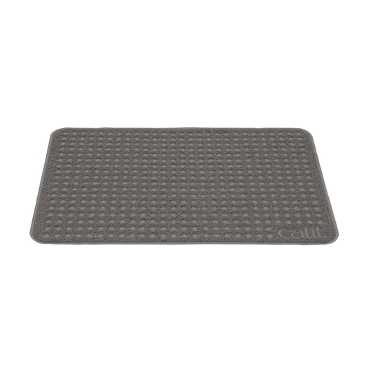 Litter Mat for Cats (Grey) 1 Unit, Large