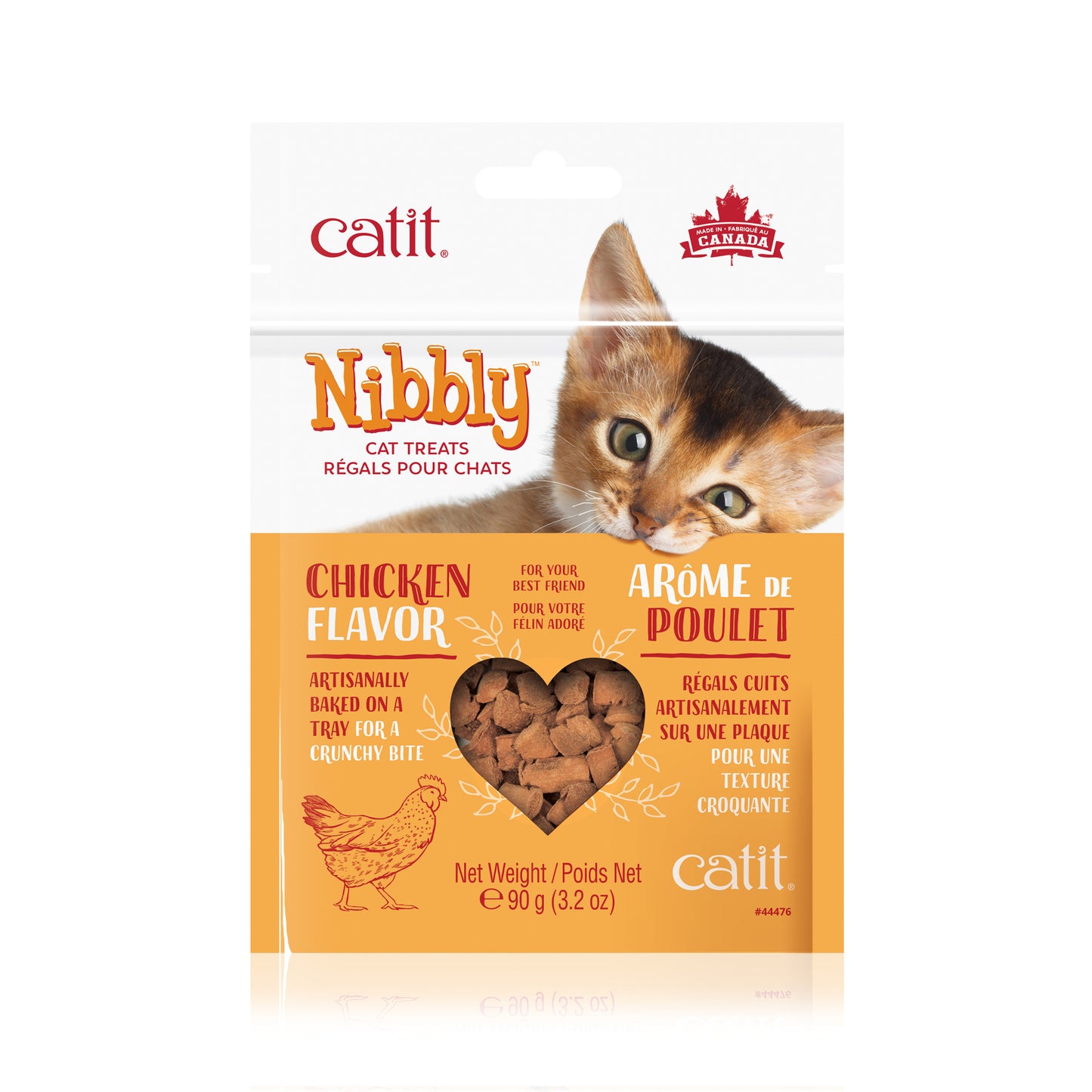 Nibbly Cat Treats for Cats (Chicken) 90 g Bag