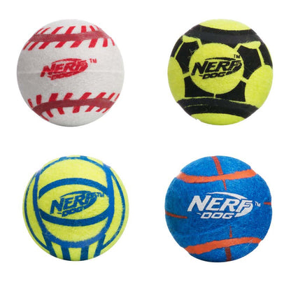 Mega Tuff Dog Ball for Dogs Pack of 4
