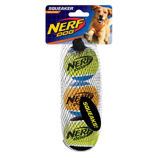 Nerf Dog Squeaker Tennis Balls for Dogs Bag of 3 Balls - additional product view 2