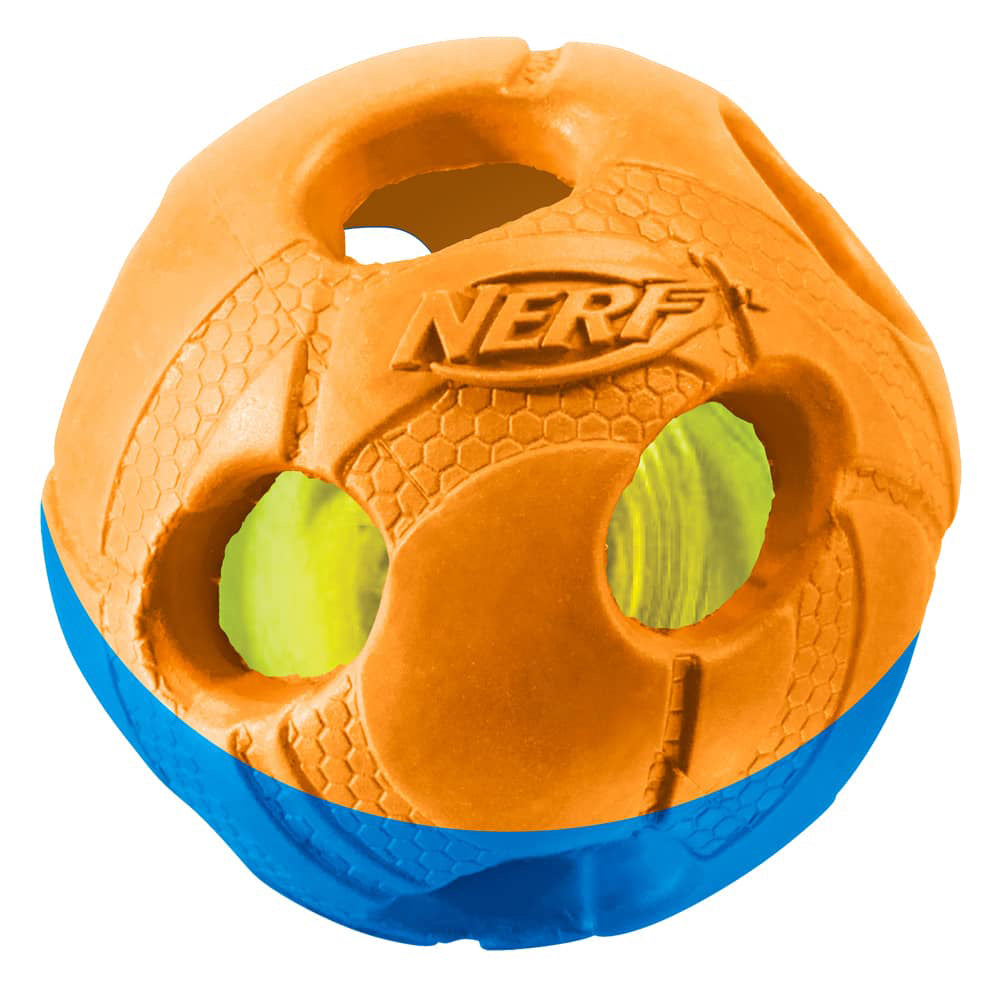Nerf Dog Light Up LED Bash Ball for Dogs 1 Ball
