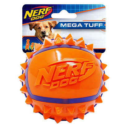 Nerf Dog Mega Tuff Spike Ball for Dogs (Orange) (3.5 in), 1 Ball - additional product view 2