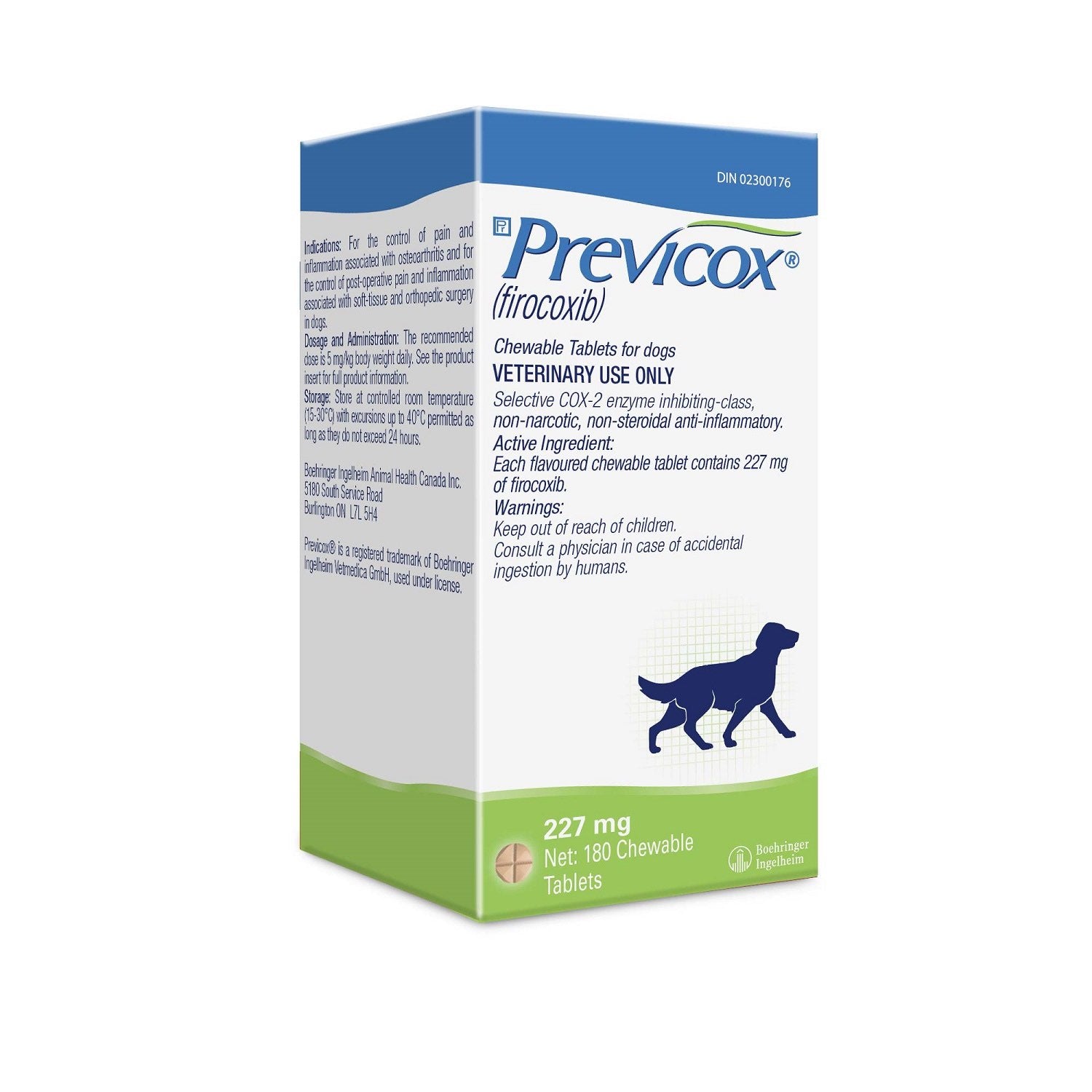 Previcox for Dogs 180 Chewable Tablets 227 mg