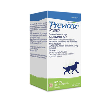 Previcox for Dogs 180 Chewable Tablets 227 mg