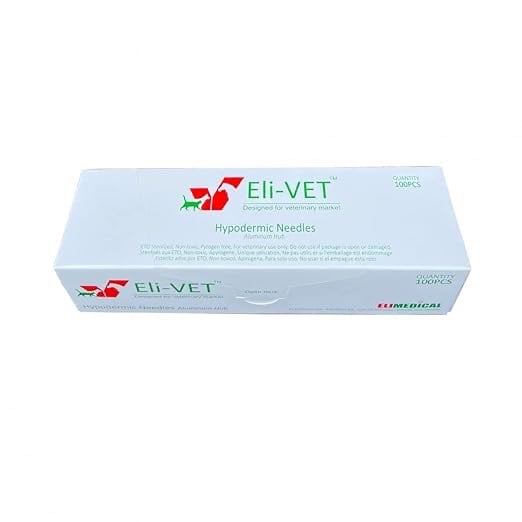 Aluminium Hub Needles Box of 100 Needles 16 g x 1 in