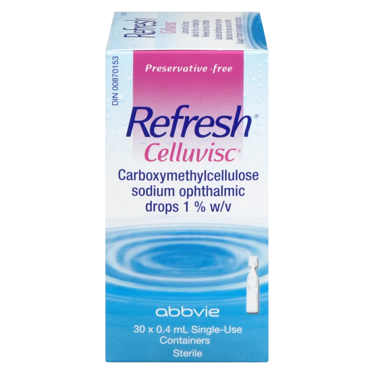 Refresh Celluvisc Ophthalmic Solution front package