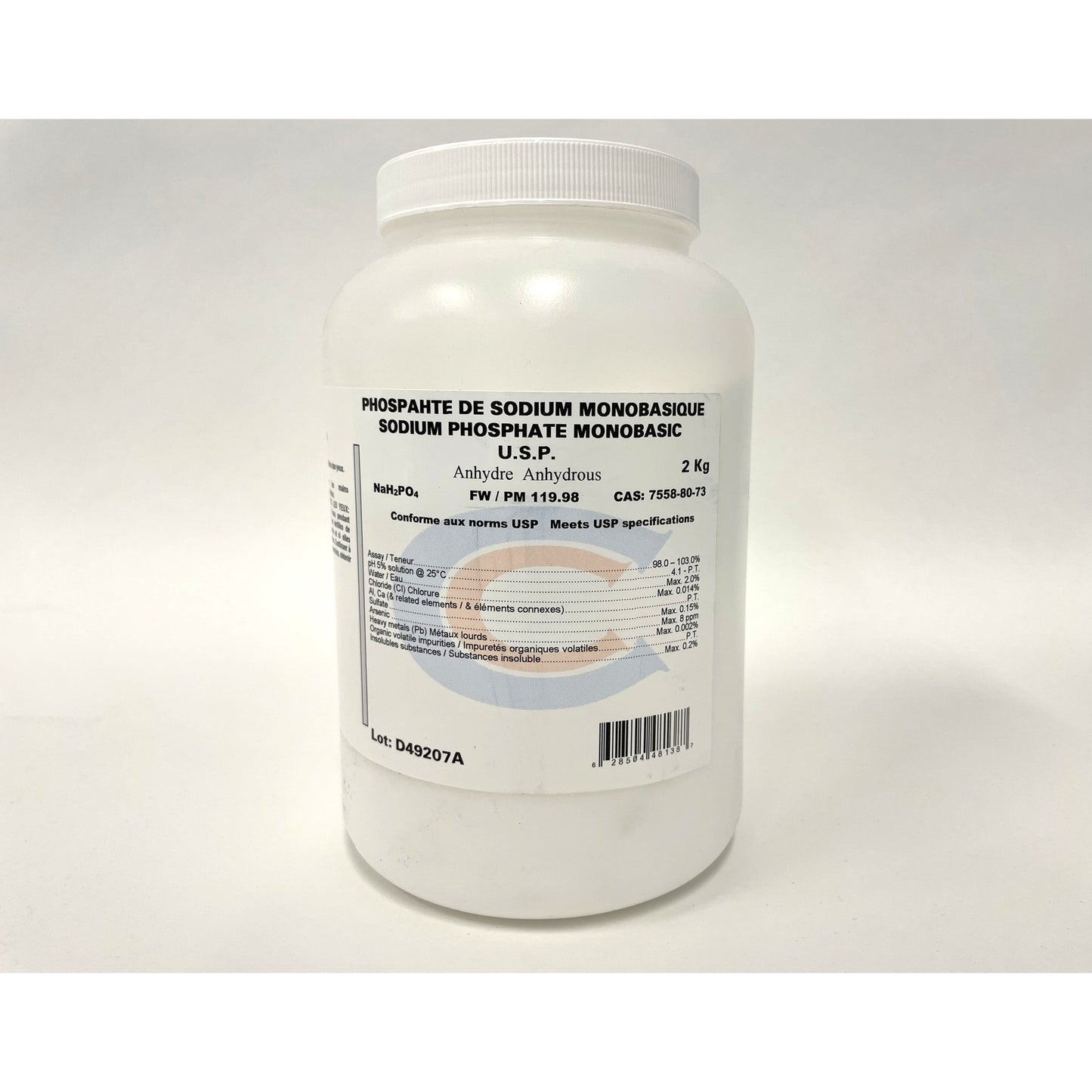 Sodium Phosphate Monobasic 2 kg Pack