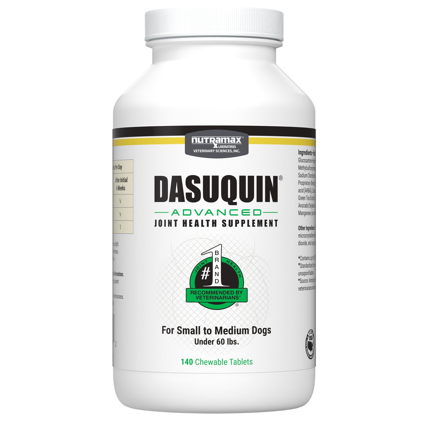 Dasuquin Advanced Chewable for Small to Medium Dogs (Original) 140 Chewable Tablets