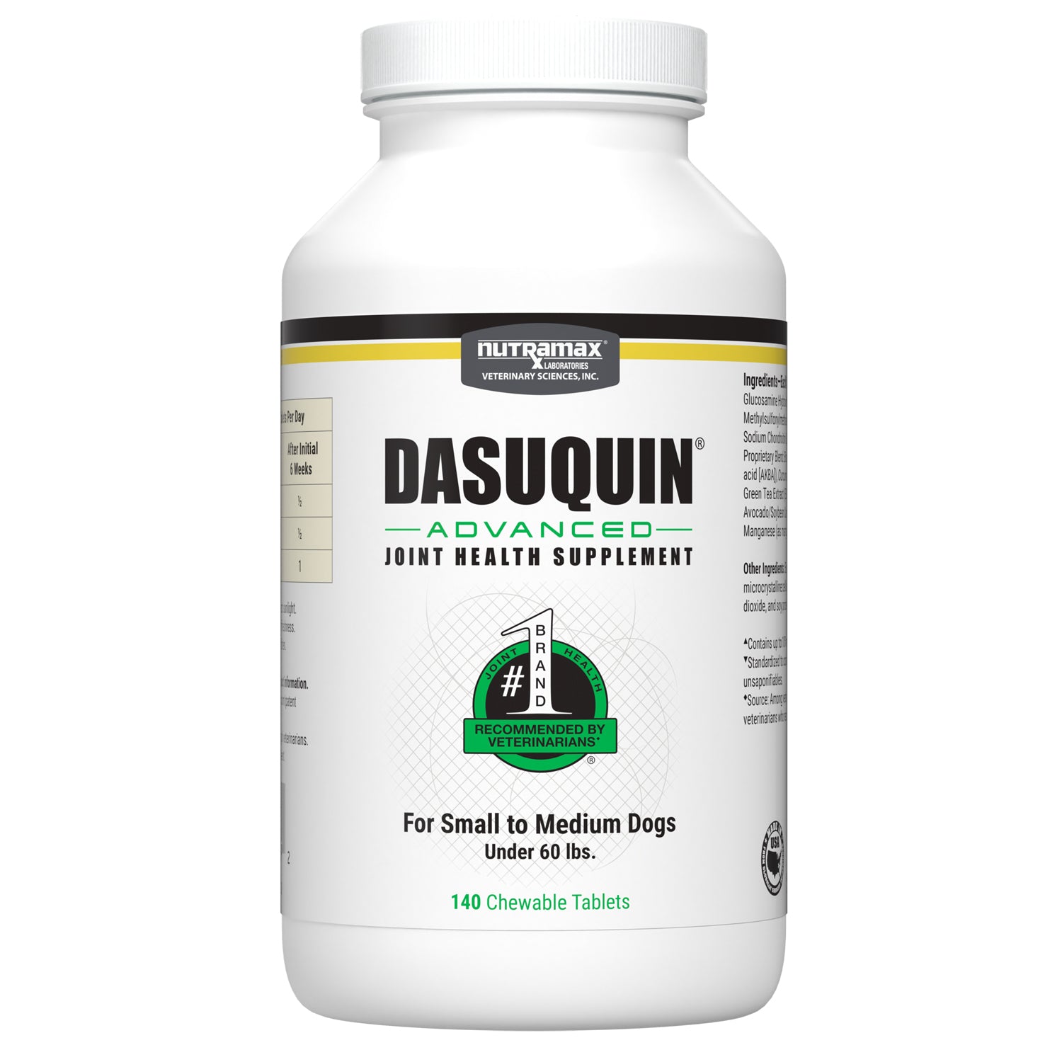 Dasuquin Advanced Chewable for Small to Medium Dogs (Original) 140 Chewable Tablets