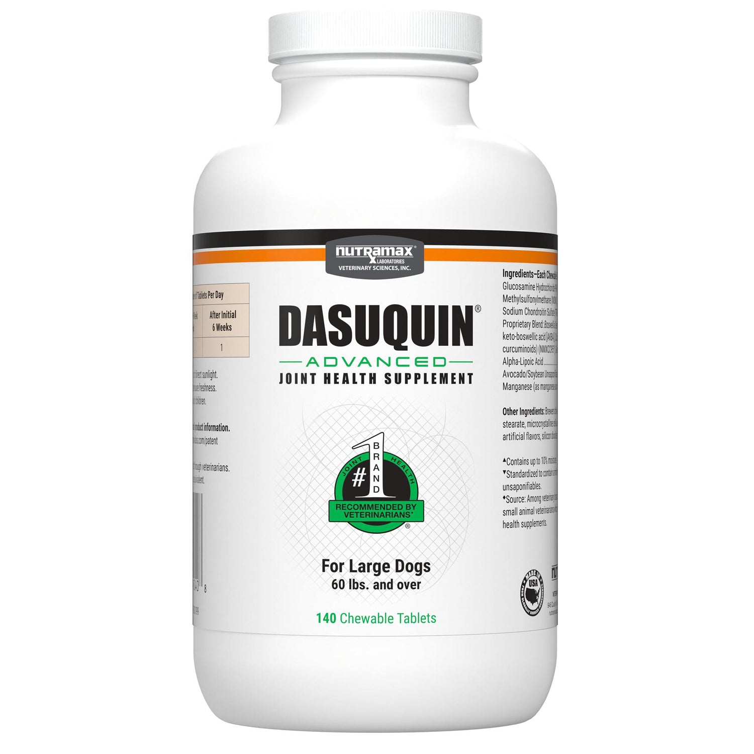 Dasuquin Advanced Chewable for Large Dogs (Original) 140 Chewable Tablets