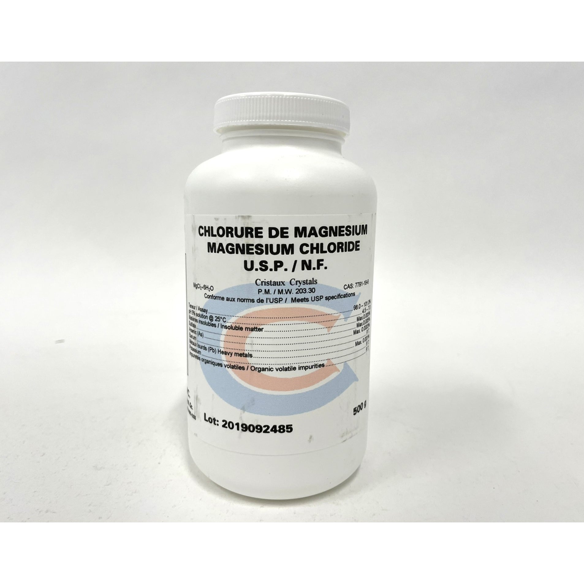 Magnesium Chloride Hexahydrate USP 500 g Pack