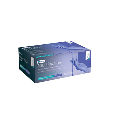 AssureTouch Pure Nitrile Exam Gloves, Powder-Free, Non-Sterile, Large