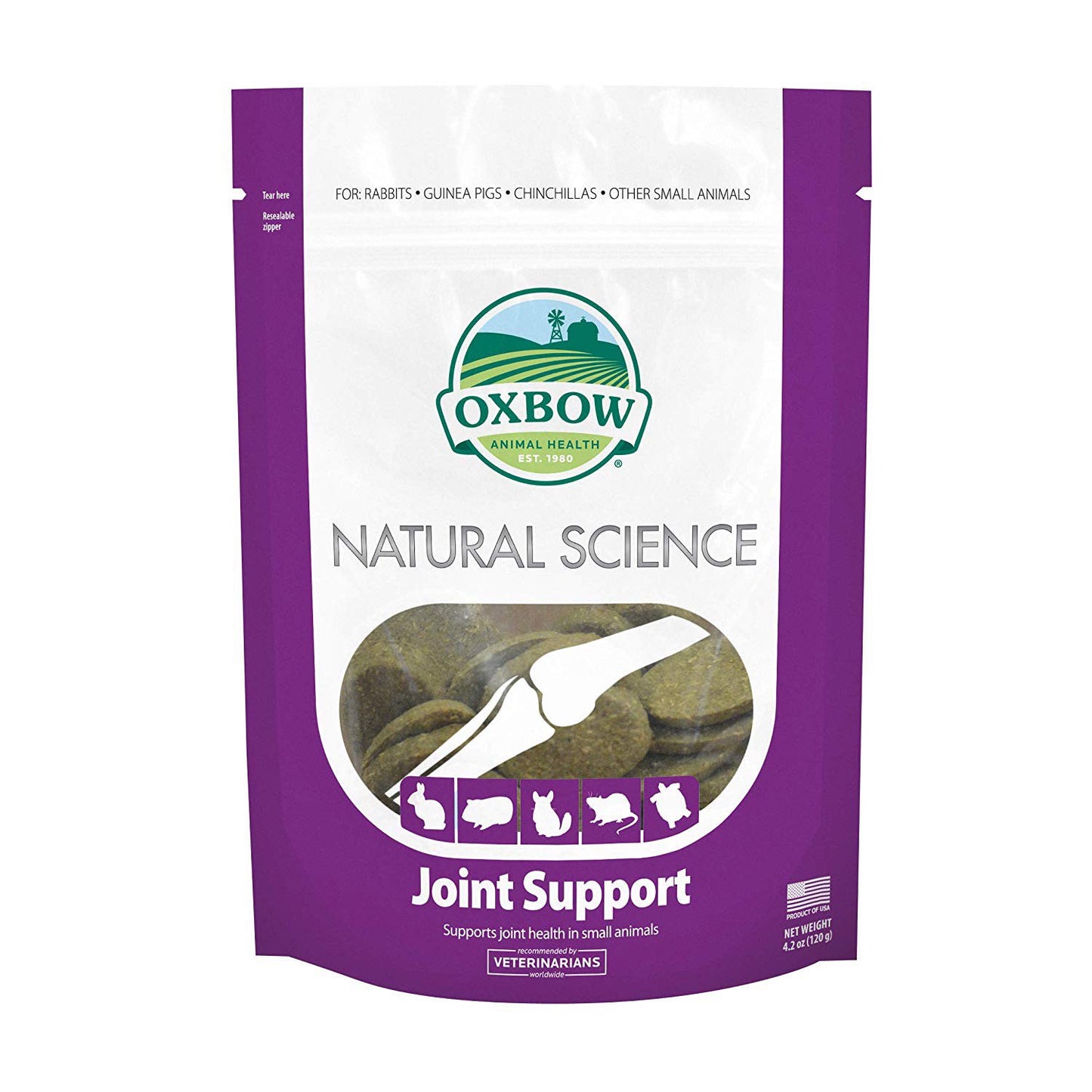 Natural Science Joint Support for Small Pets (Original) 120 g Bag of 60 Tablets