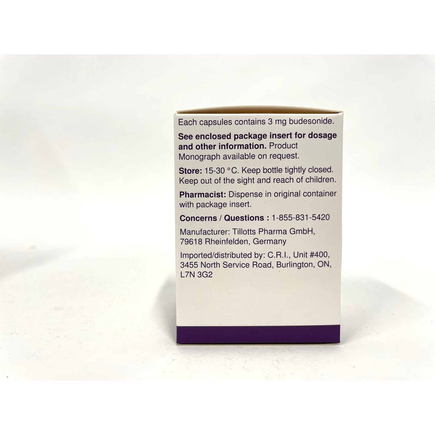 Entocort Capsule (Sustained - Release) 1 Bottle of 100 Capsules