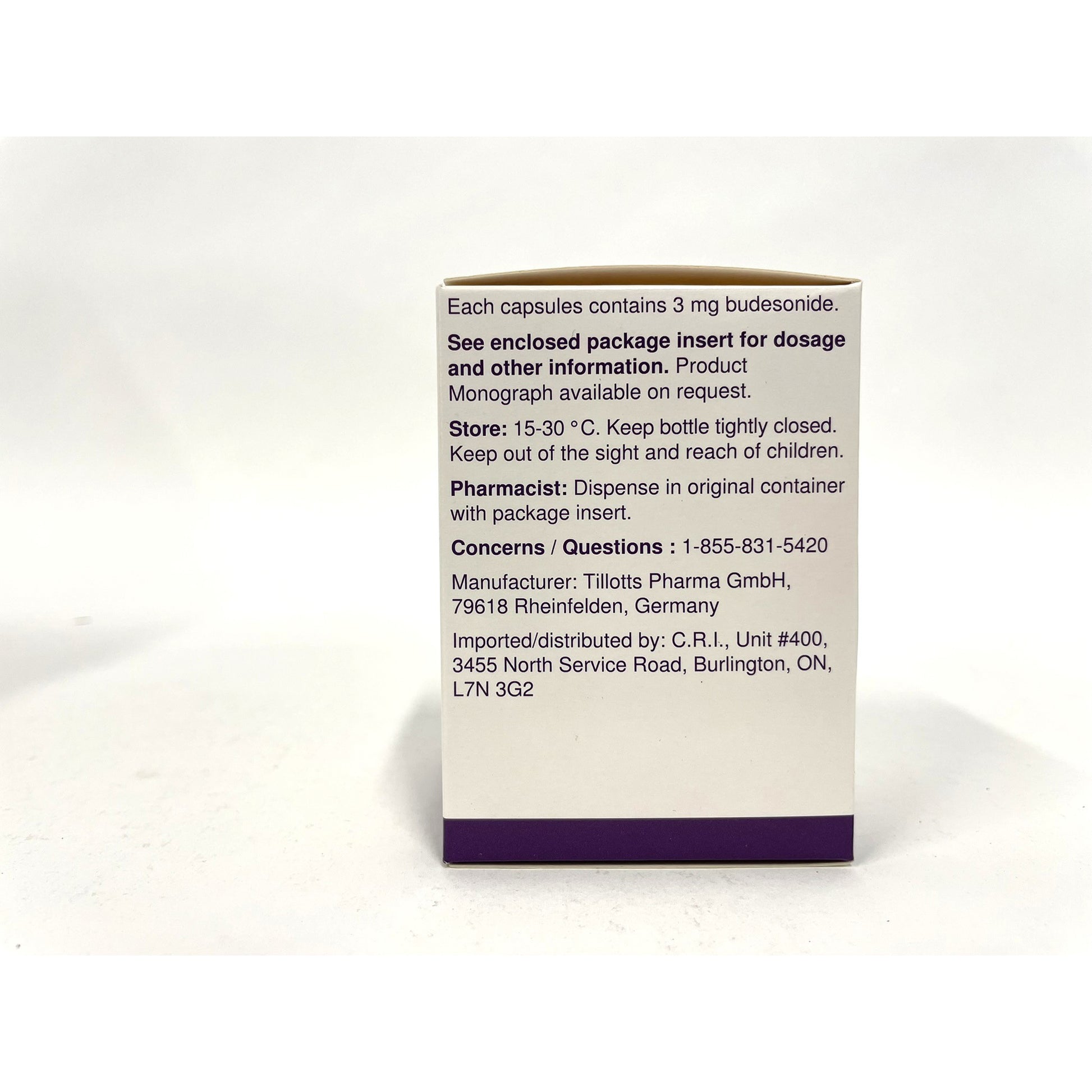 Entocort Capsule (Sustained - Release) 1 Bottle of 100 Capsules