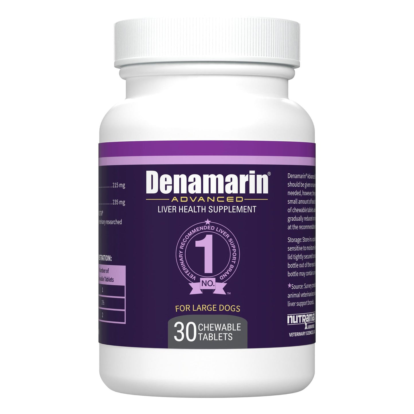 Denamarin Advanced Chewable for Dogs - 215 mg - product image 1