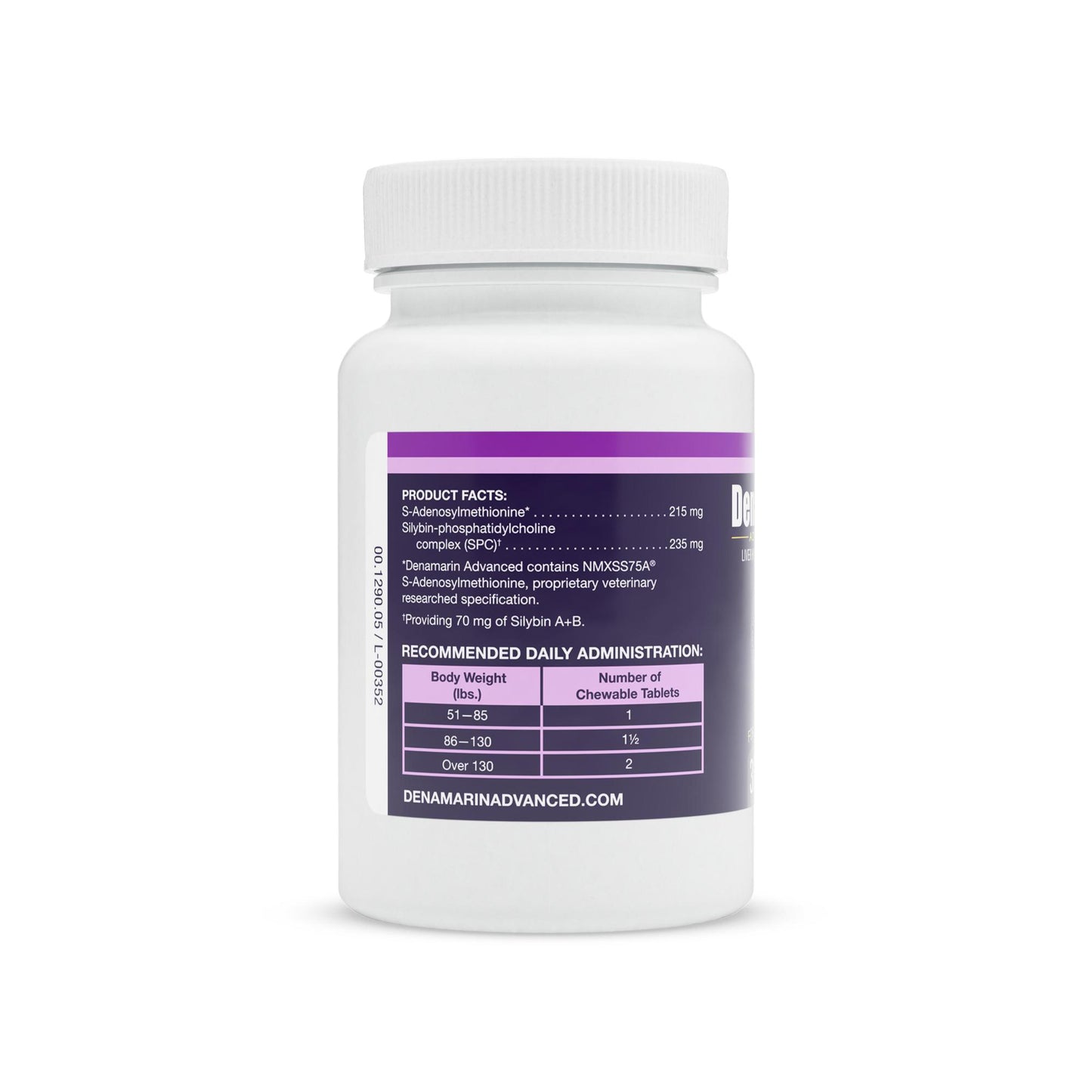 Denamarin Advanced Chewable for Dogs 30 Tablets 215 mg - additional product view 2