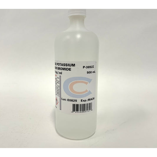 Potassium Bromide 250 mg / mL 500 mL Bottle