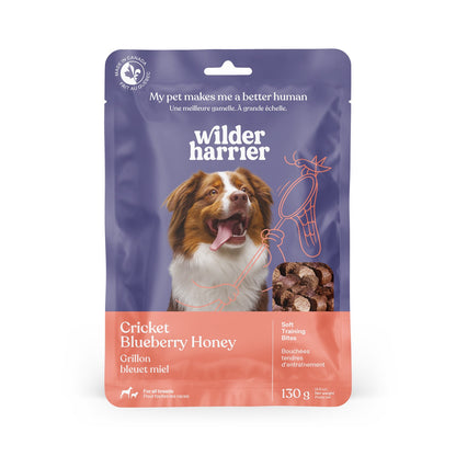 Dog Training Treats for Dogs (Cricket, Blueberry and Honey) 130 g Bag