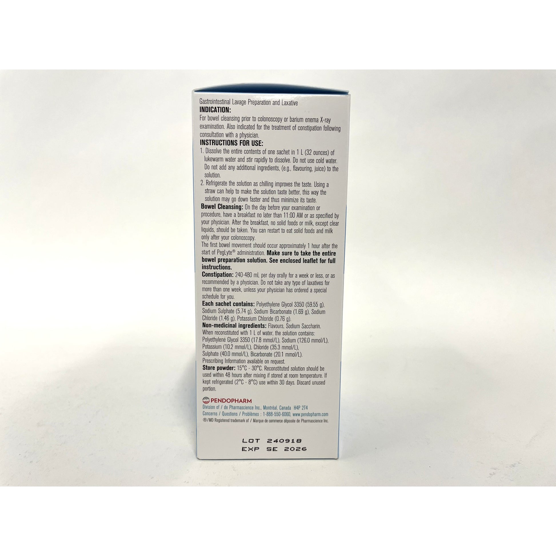 Peglyte Powder for Solution 4 Pouches of 70 g Per Pack
